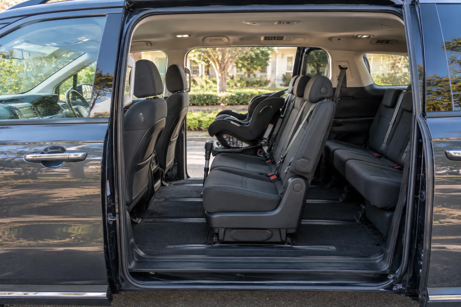Illustrative image for People mover airport transfers Sydney: the passenger seats inside.