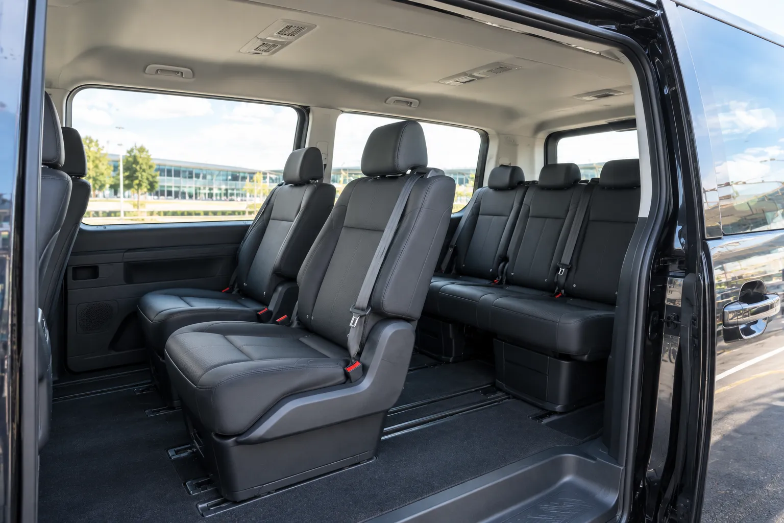 Illustrative image for People mover XL airport transfers Sydney: the passenger seats inside.